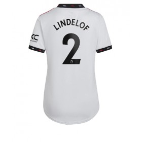 Damen Fußballbekleidung Manchester United Victor Lindelof #2 Auswärtstrikot 2022-23 Kurzarm
